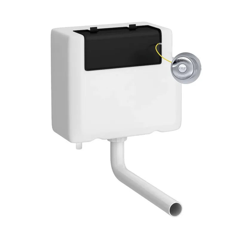 Balterley - Universal Water Saving Dual Flush Bottom Inlet & Traditional Push Button - Chrome