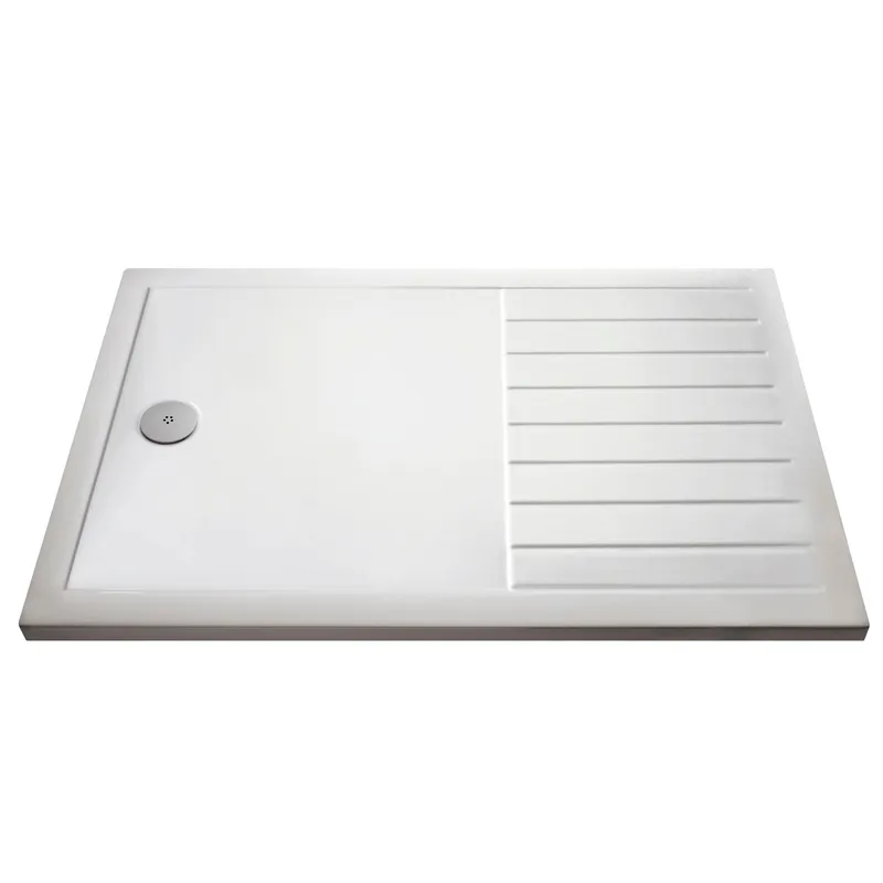 Balterley White Resin Walk-In Shower Tray 1700mm x 800mm