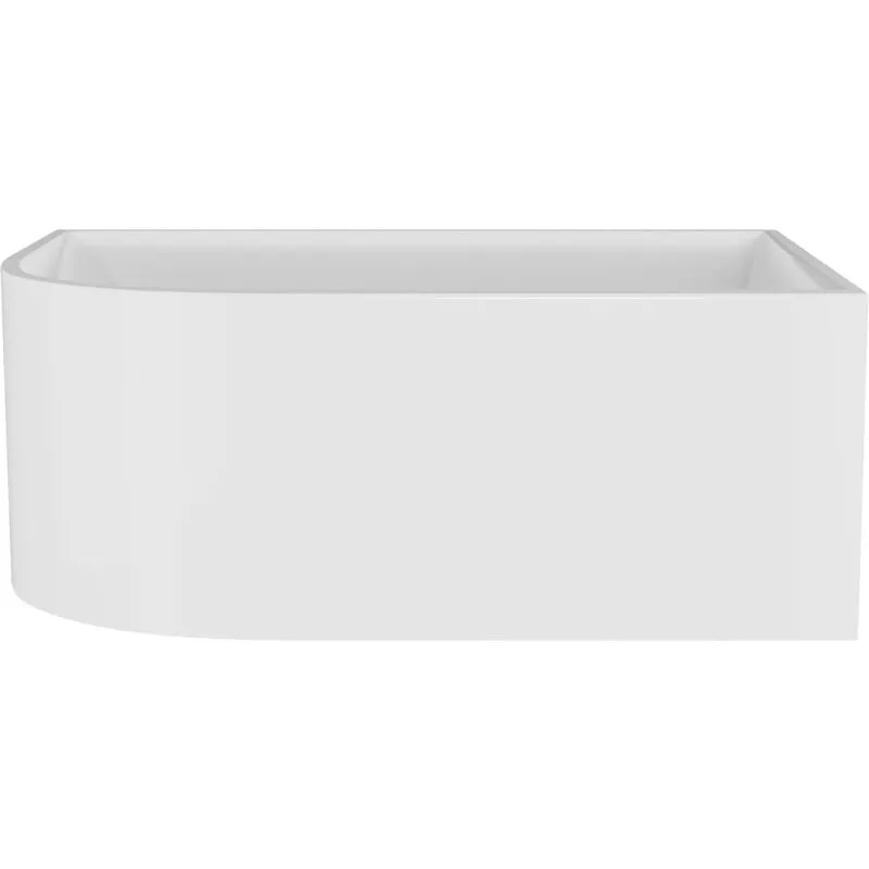 Balterley Right Hand J Shaped Freestanding Bath from1500mm x 710mm in White White