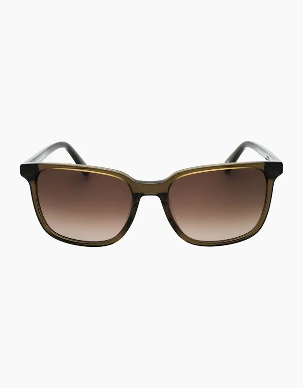 Women's Banana Republic Brown SF Lensed Green Sunglasses - Size: One size