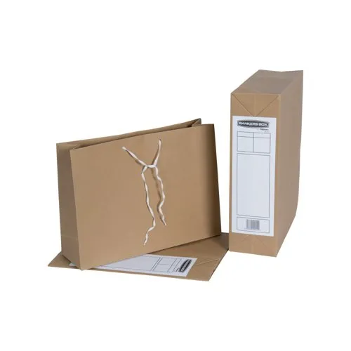 Bankers Box by Fellowes Basics Storage Bag File [Pack 25] - 00110