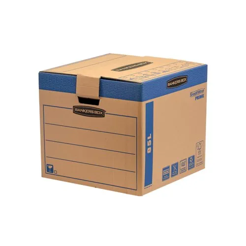 Fellowes Bankers Box Moving Box Large Brown Green (5 Pack)