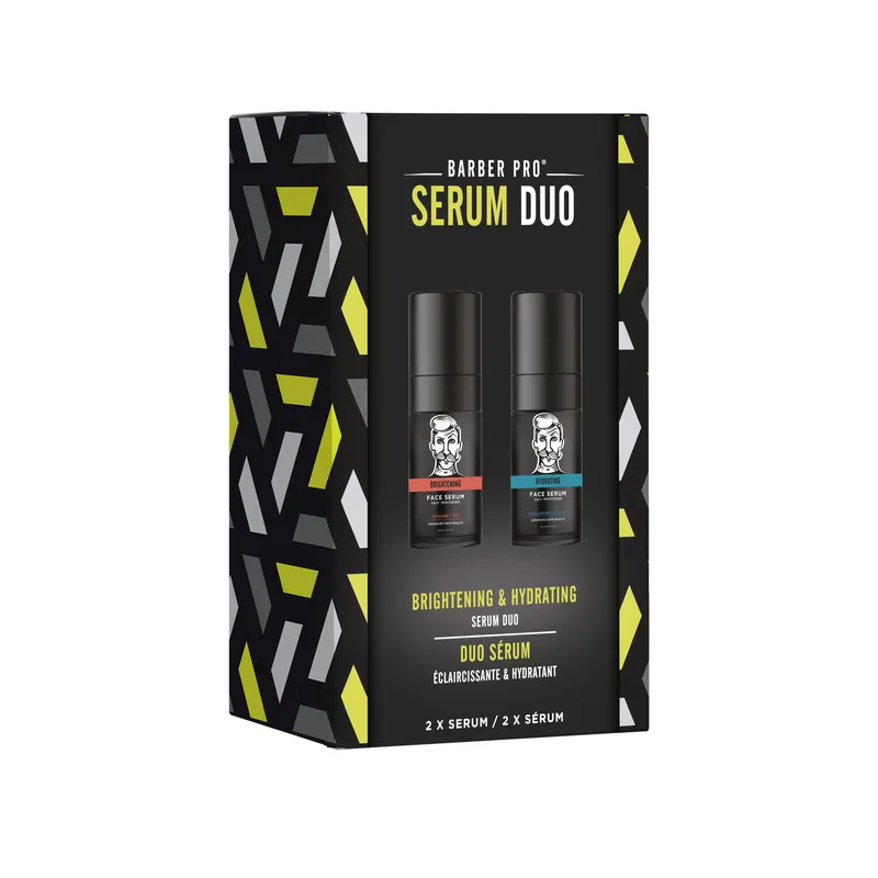 Barber Pro Men's Serum Duo - Anti-Ageing & Hydrating Multicolor