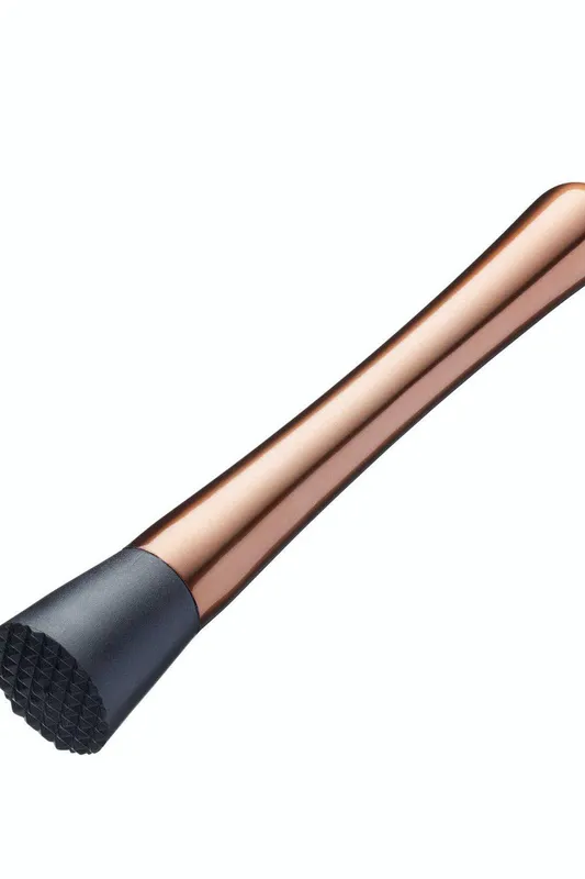 BarCraft Copper Finish Cocktail Drinks Muddler, Stainless Steel - Copper - Size: One Size
