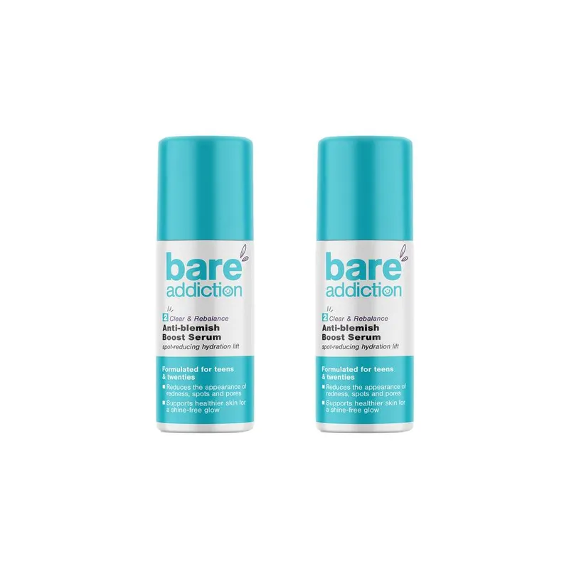 Bare Addiction Skincare Bare Addiction Anti-blemish Boost Serum in White Blue Size: 60ml - White Blue