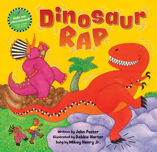 John Foster Dinosaur Rap Paperback Book Multicolor