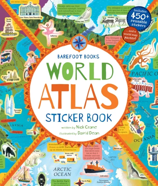 David Dean World Atlas Sticker Book
