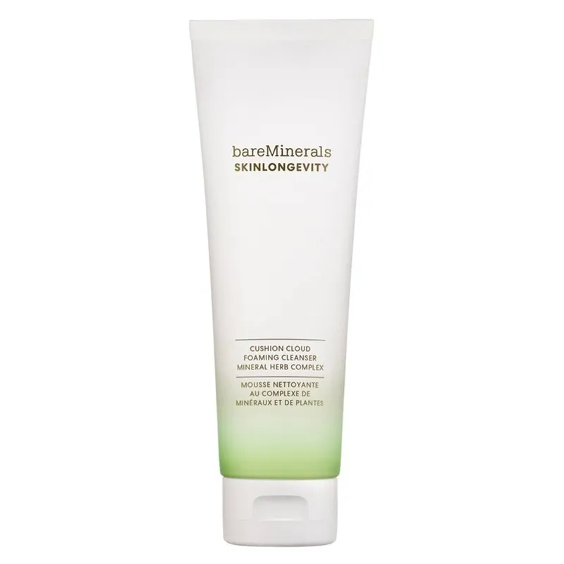 bareMinerals Skinlongevity® Cushion Cloud Foaming Cleanser Mineral He