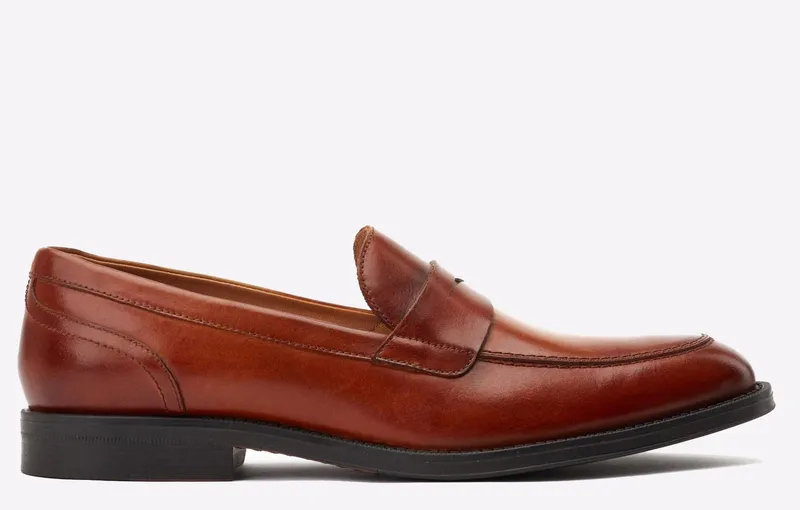 Base London Kennedy Loafers Mens - Tan - Size Uk 12