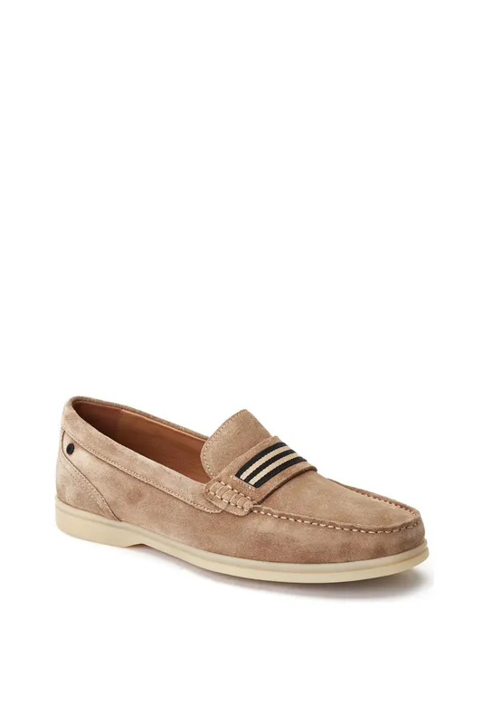 Base London Men's Drum Loafer in Light Tan Size: 11 Light Tan 11