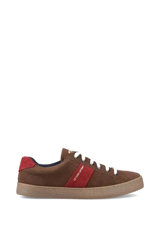 Base London Men's Hopper Cupsole Trainer in Brown Size: 8 Brown 8