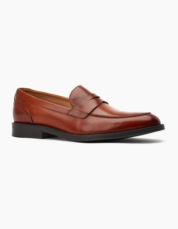 Base Men's Kennedy Mens Loafers - Brown - Size: 11
