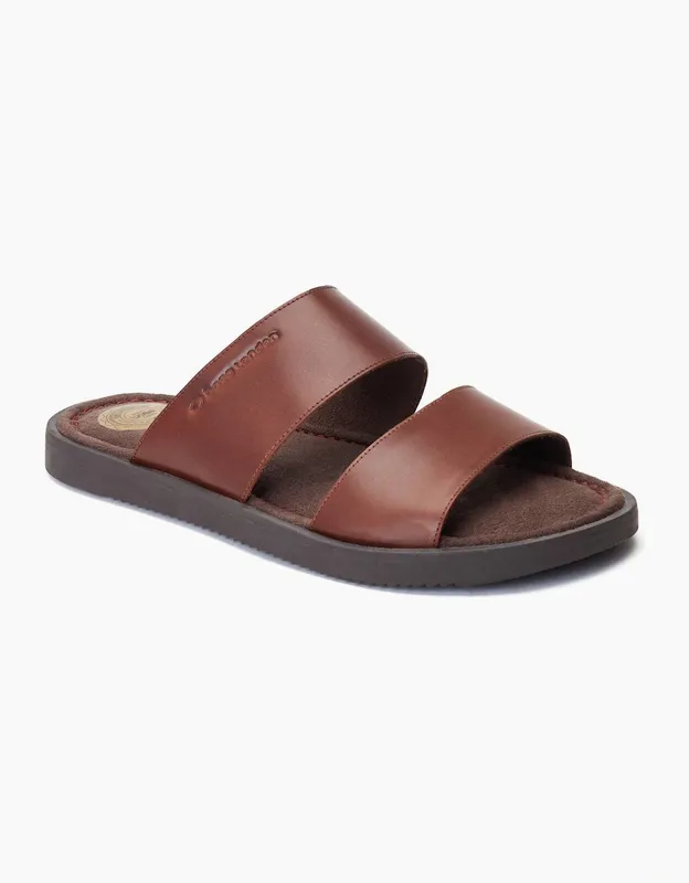 Base London Men's Maven Slider in Brown Size: 9 Brown