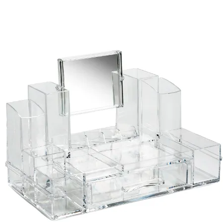 BasicPlus Makeup Organiser & Mirror