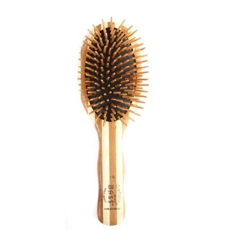 Bass Green Small Oval Brush in Beige - Beige