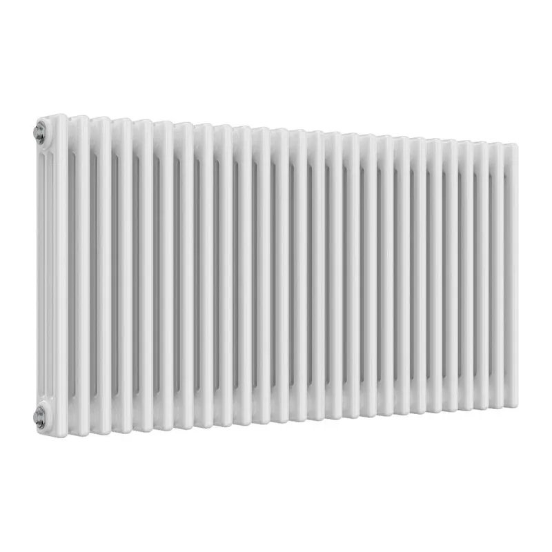 Bathroom Kingdom Colona White 3 Column Horizontal Traditional Radiator 600x1190 White
