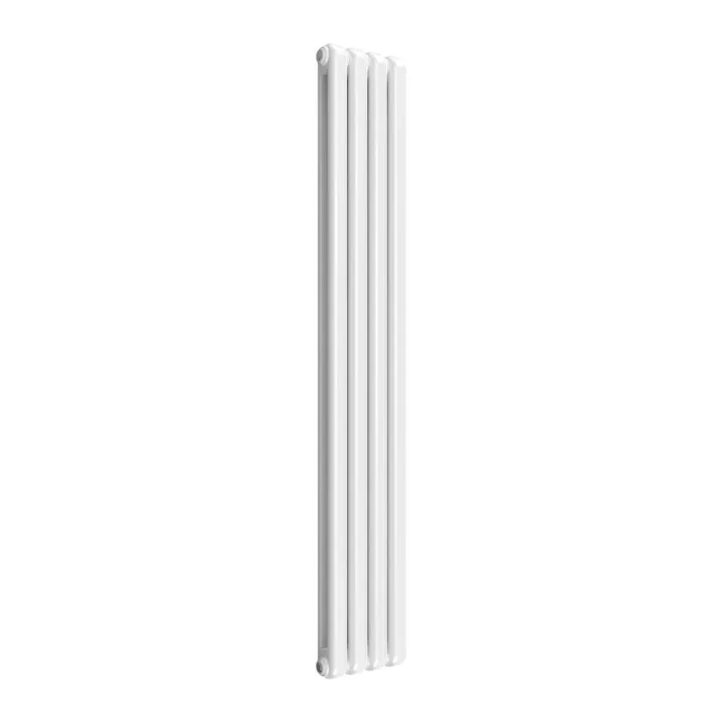 Bathroom Kingdom Coneva White Vertical Traditional Radiator 1800x300 White
