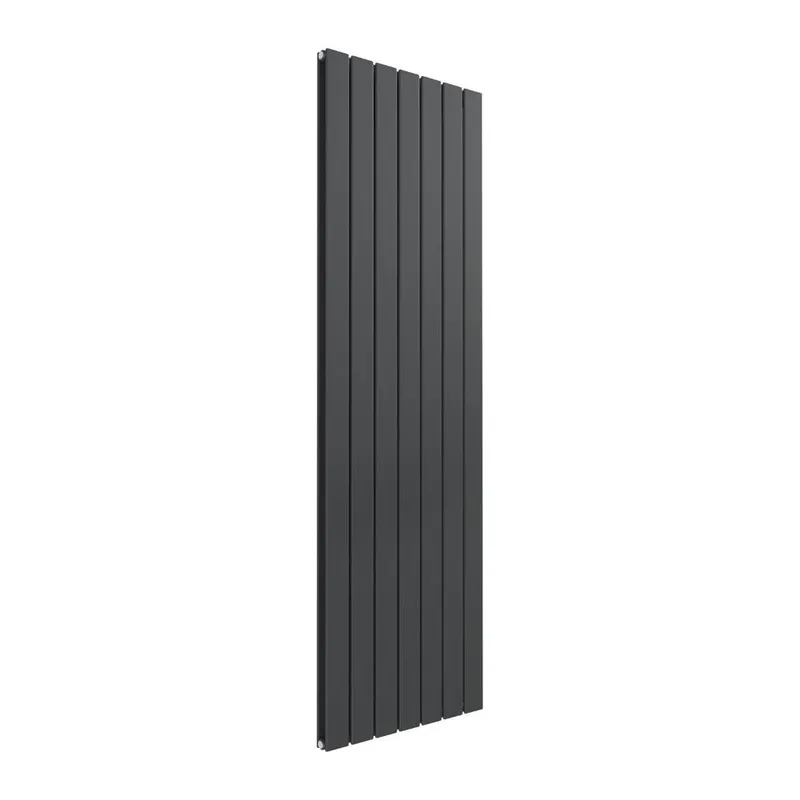 Bathroom Kingdom Flat Anthracite Double Flat Panel Vertical Radiator 1600x514 in Grey Grey