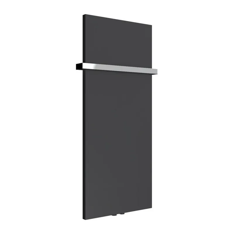 Bathroom Kingdom Slimline Anthracite Vertical Radiator 1170x500 in Grey Grey