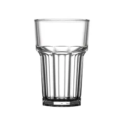 Bbp Polycarbonate Nucleated Hi Ball Glasses Half Pint CE Mark (36 Pk)