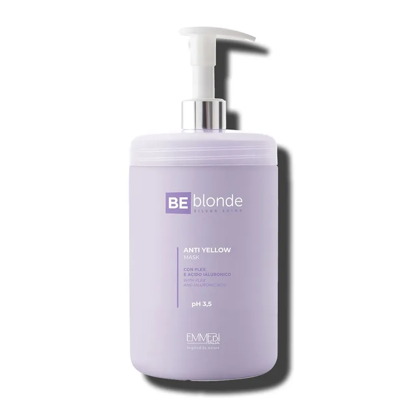 Be Blonde Silver Shine Anti Yellow Mask 1000ml in White - White - Size: One Size
