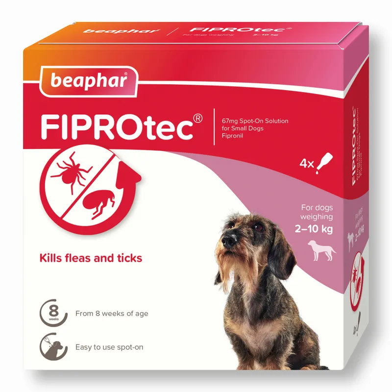 Fiprotec Spot On Small Dog (4 Pipettes) - 260700 - Beaphar
