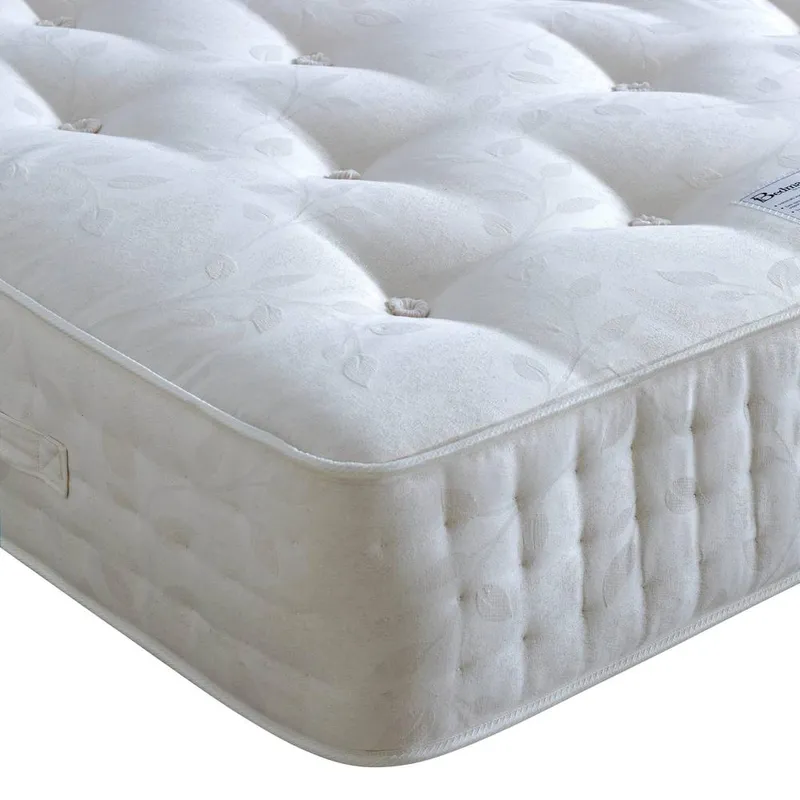 Bedmaster Ambassador 3000 Pocket Sprung Natural Mattress in White Size: Small Double White Small Double