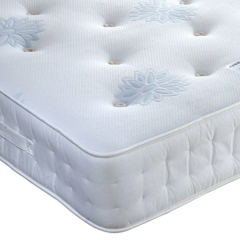 Bedmaster Anniversary Backcare Pocket Sprung Mattress in White Size: Small Single White Small Single