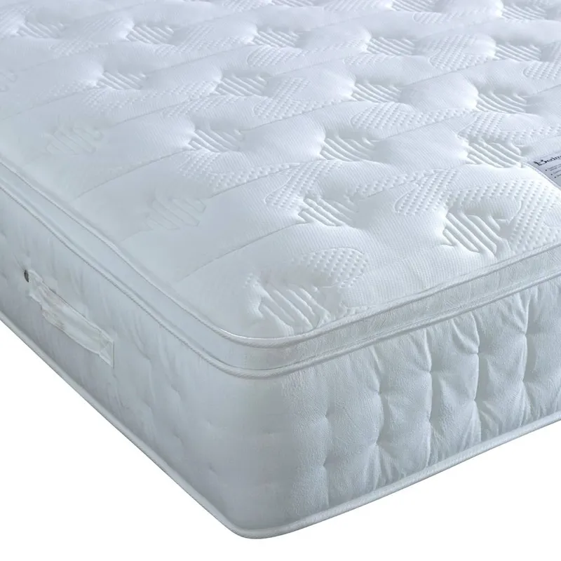 Bedmaster Anti Bed Bug 1500 Pocket Sprung Foam Pillow Top Mattress in White Size: Small Single - White