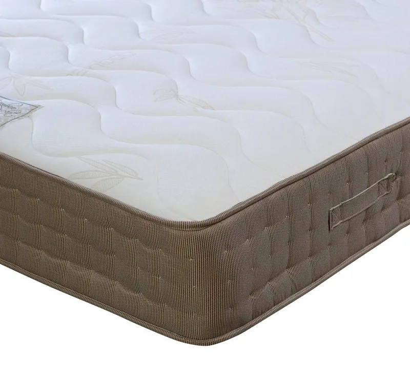 Bedmaster Bamboo Pocket Sprung Memory Foam Mattress in Light Brown Size: King Light Brown King