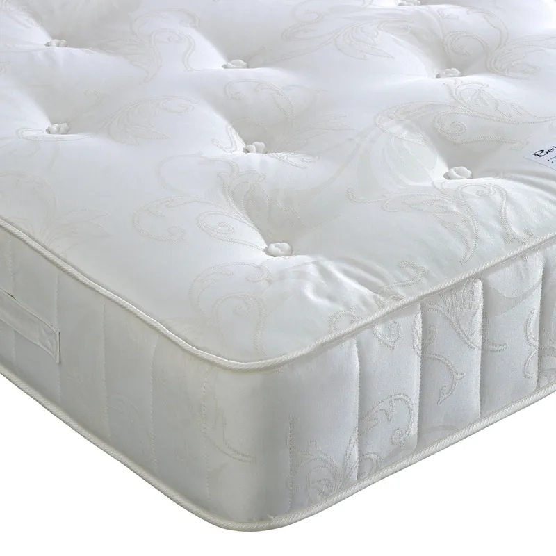 Bedmaster Berrington 1200 Pocket Sprung Natural Mattress in White Size: King - White