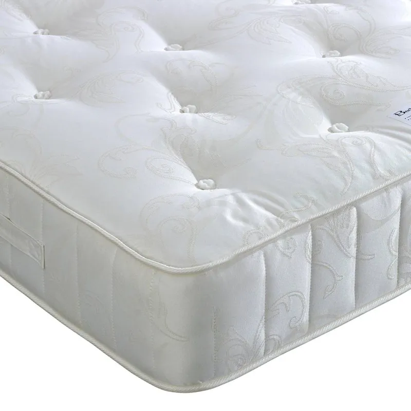 Bedmaster Berrington 1200 Pocket Sprung Natural Mattress in White Size: Small Double - White