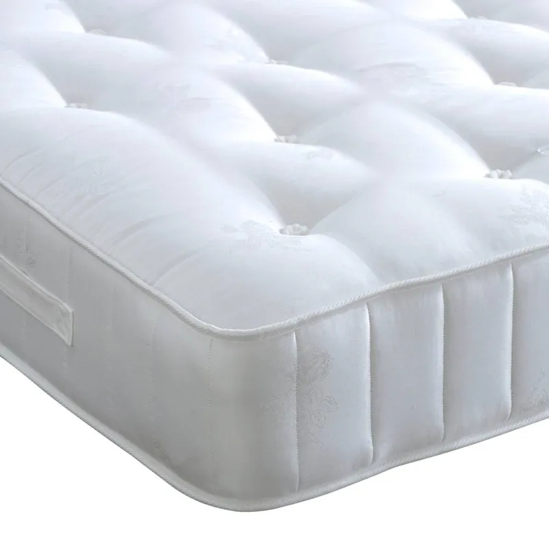Bedmaster Unisex Crystal 1400 Pocket Sprung Mattress in White Size: King White female
