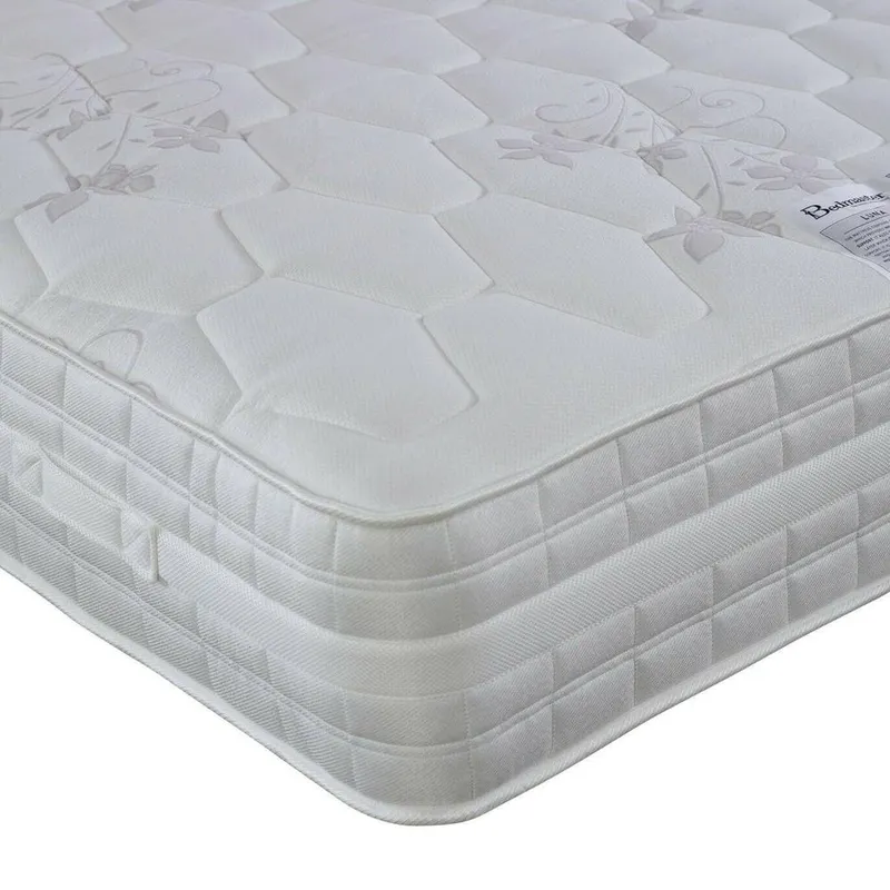 Bedmaster Luna 3000 Pocket Sprung Revofoam Mattress in White Size: Single White Single