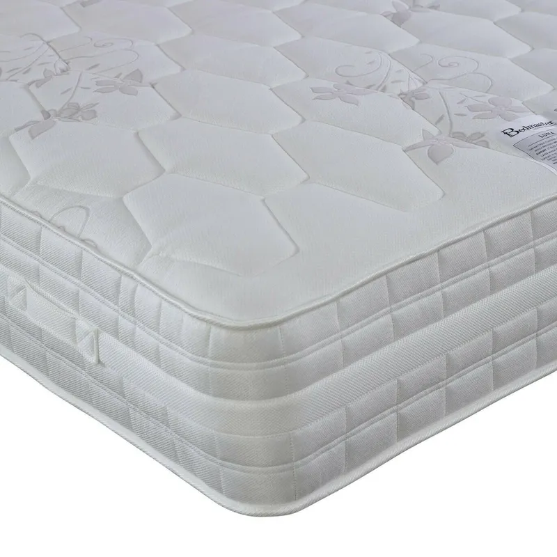 Bedmaster Unisex Luna 3000 Pocket Sprung Revofoam Mattress in White Size: Super King White female