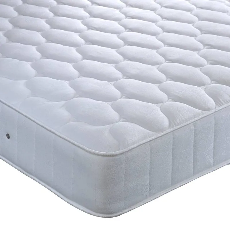 Bedmaster Neptune Coil Spring Mattress in White Size: Single - White