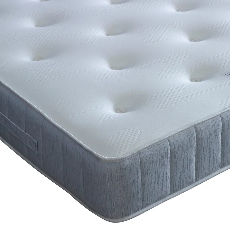 Bedmaster Pearl Contour Memory Foam Mattress in Light Blue Size: Super King Light Blue Super King