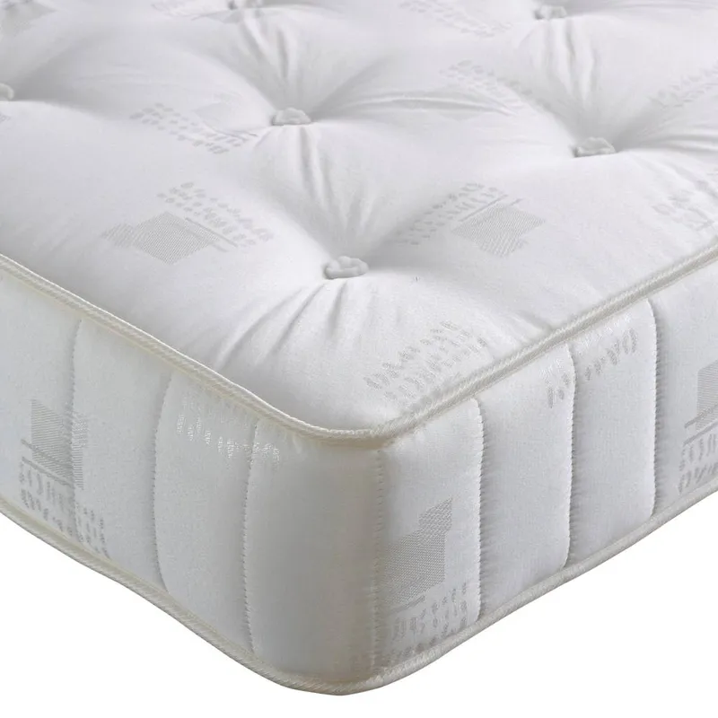Bedmaster Promo Coil Spring Mattress in White Size: Super King - White