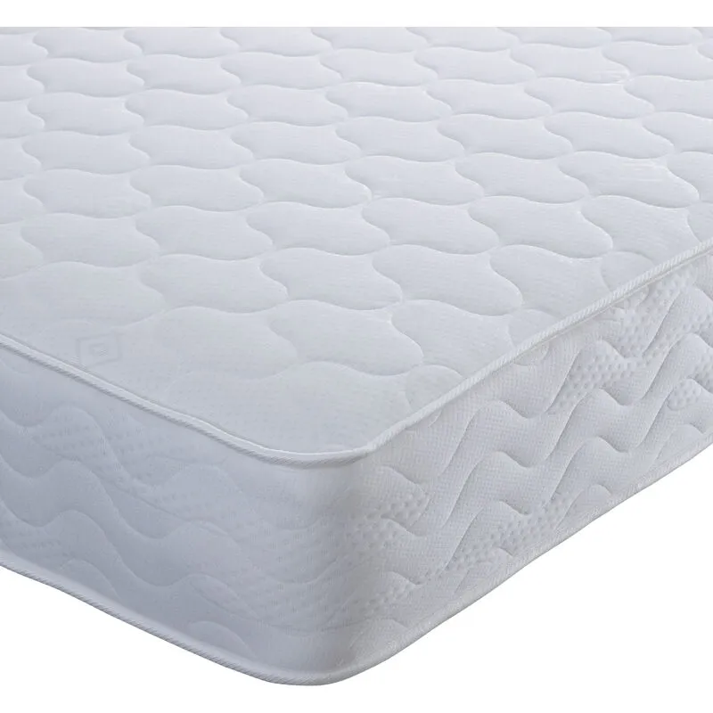 Bedmaster Unisex Tuscany Orthopaedic Coil Spring Mattress in White Size: King White female