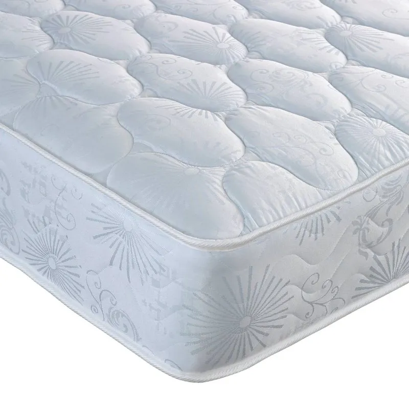 Bedmaster Venice Coil Spring Mattress in Light Blue Size: Super King - Light Blue