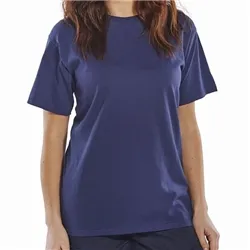 Beeswift Heavy Weight Tee Shirt Navy Blue S