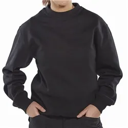 Beeswift Polycotton Sweatshirt Black S