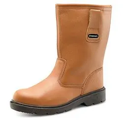 Beeswift Thinsulate Lined S3 Steel Toe Cap Rigger Boots 1Pr Tan 6