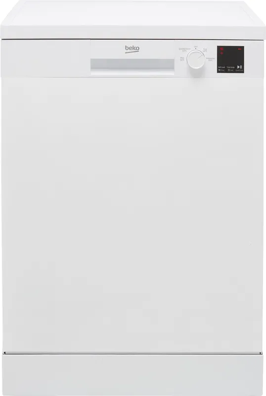 Beko DVN04X20W Full Size Dishwasher - White - E Rated, White