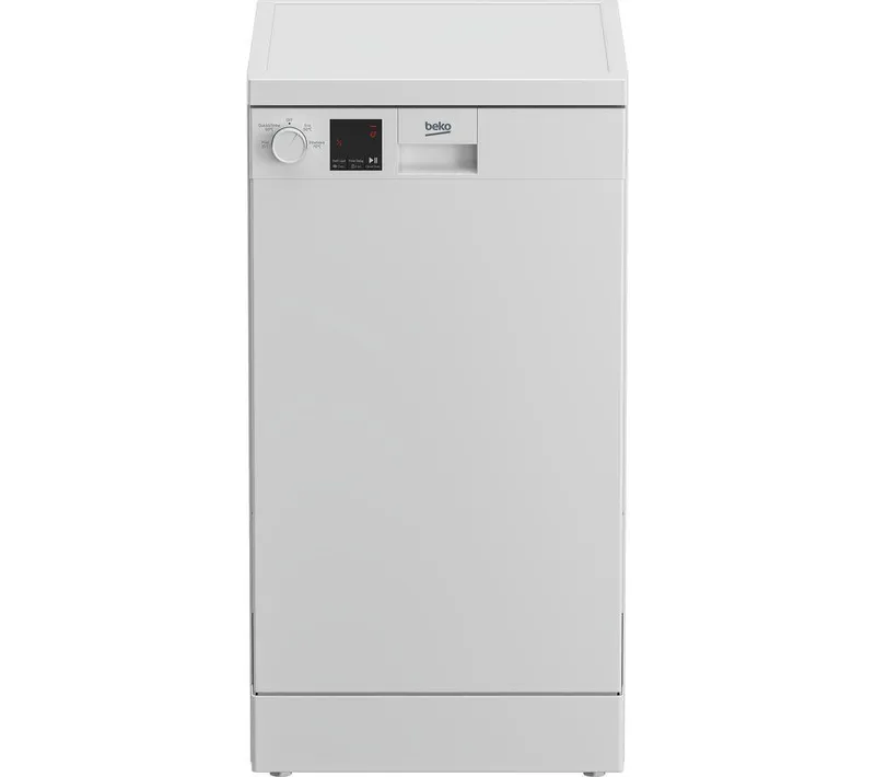Beko DVS04X20W Slimline Dishwasher - White