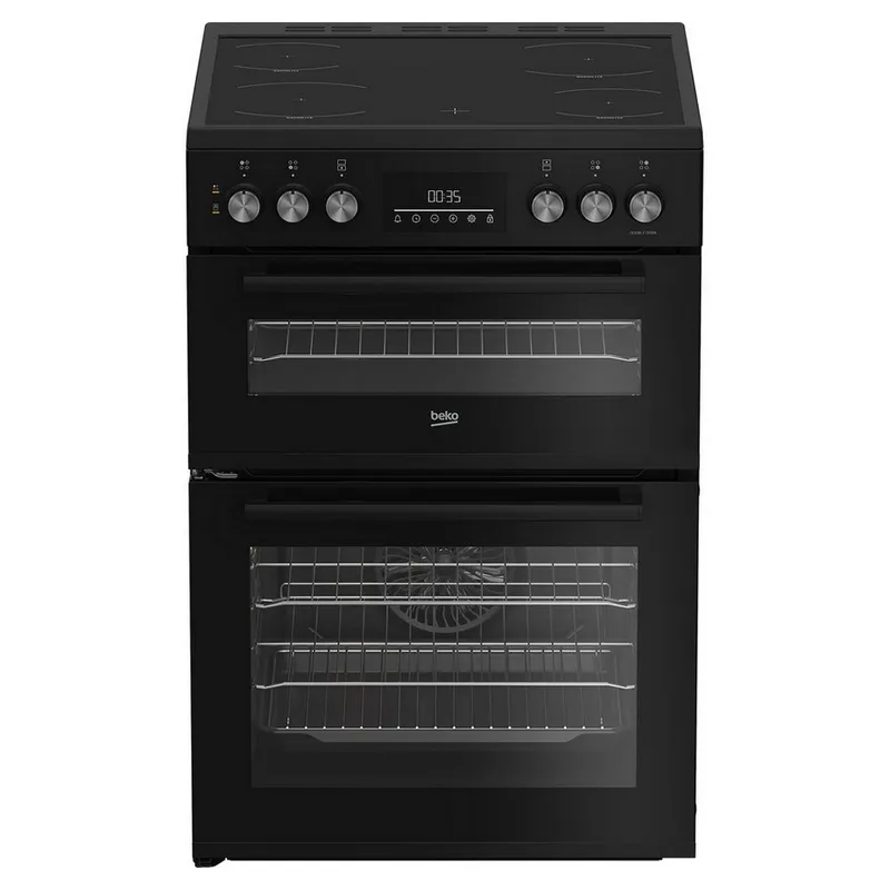 Beko EDC6731K 60cm Freestanding Ceramic Cooker - Black