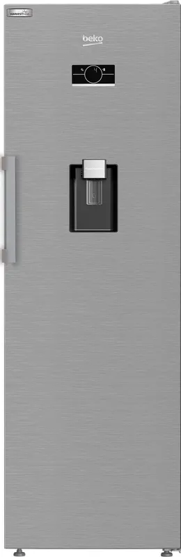 Beko HarvestFresh™ LNP5686LDVPS 186cm Fridge - Stainless Steel Effect - D Rated, Stainless Steel
