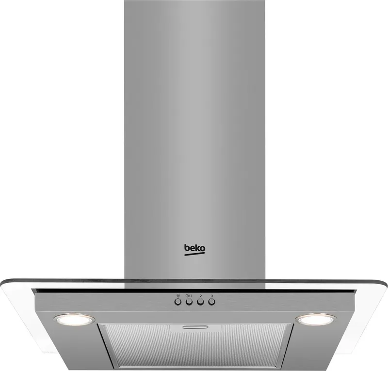 Beko HCF61620X 60cm Chimney Cooker Hood - Stainless Steel