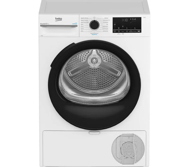 Beko Pro BM3T3944W Heat Pump 9 kg Tumble Dryer - White