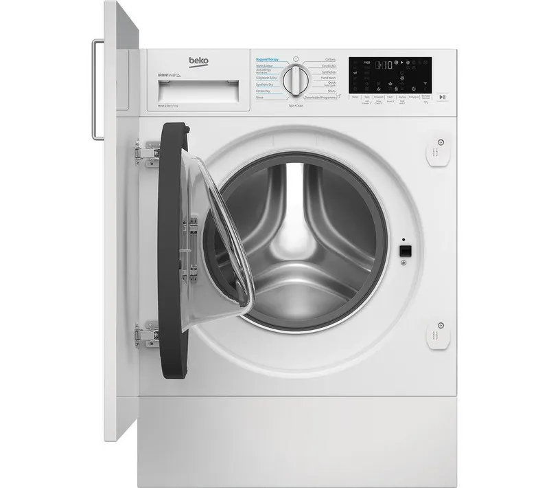 Beko WDIK954451F Integrated WiFi-enabled 9 kg Washer Dryer - White